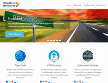 Tablet Screenshot of megafastnetworks.com